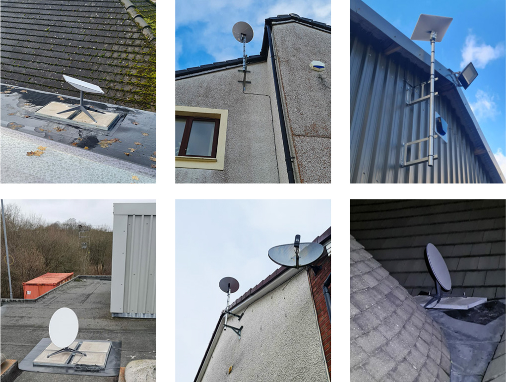 Galaxy Internet Installations Gallery
